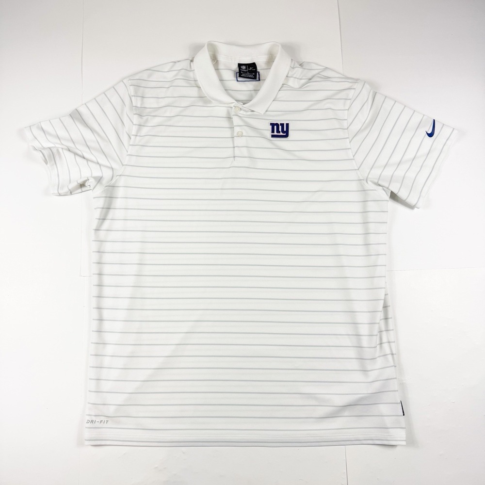 Nike‎ On Field Apparel NY Giants Dri Fit Polo Shirt XL